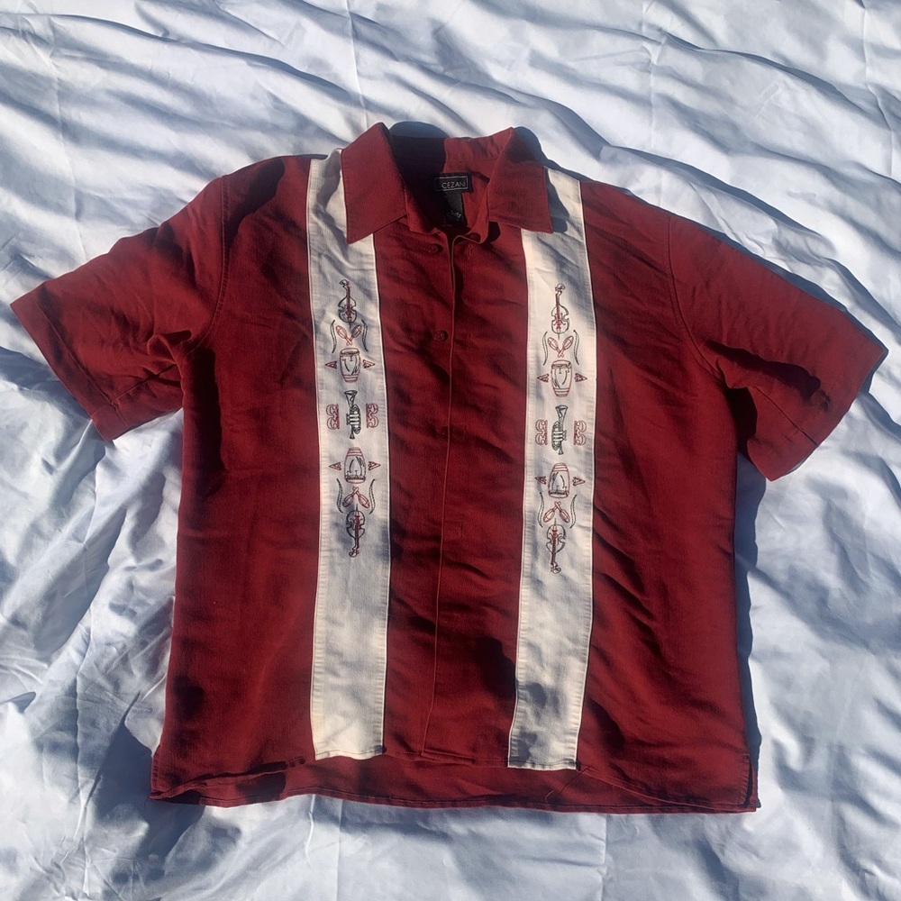 Cezani instrument button down shirt